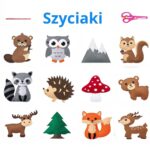 Leśne zwierzaki 12 maskotek